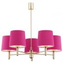 Candelabru modern design elegant PONTE 5L roz