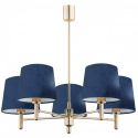 Candelabru modern design elegant PONTE 5L bleumarin