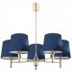 Candelabre, Lustre - Candelabru modern design elegant PONTE 5L bleumarin