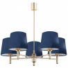 Candelabru modern design elegant PONTE 5L bleumarin