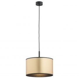 Pendule, Lustre suspendate - Lustra / Pendul modern KARIN negru/auriu