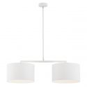 Lustra suspendata moderna KARIN 2L alba