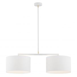 Pendule, Lustre suspendate - Lustra suspendata moderna KARIN 2L alba