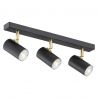Plafoniera cu 3 spoturi design minimalist LAGOS negru
