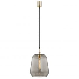 Pendule, Lustre suspendate - Lustra / Pendul modern design scandinav IRUN 25cm fumuriu