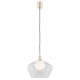 Pendule, Lustre suspendate - Lustra / Pendul modern design scandinav IRUN 30cm transparent