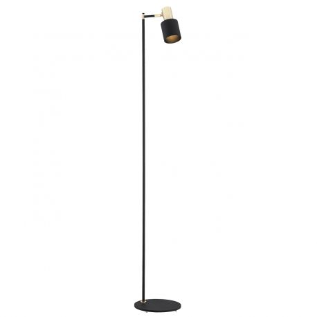 Lampadare - Lampadar / Lampa de podea design minimalist DORIA negru/alama