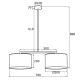 Pendule, Lustre suspendate - Lustra suspendata moderna design elegant KASER