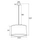 Pendule, Lustre suspendate - Lustra / Pendul modern design elegant METIS 30cm