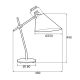 Veioze - Veioza / Lampa de masa reglabila design modern CLAVA