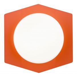 Aplice, corpuri de iluminat pentru pereti - Aplica LED de perete/tavan design modern CELIA coral