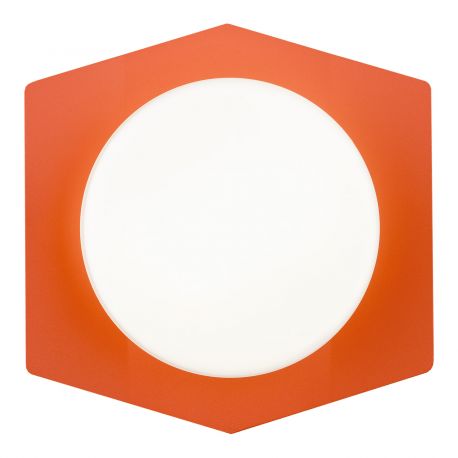 Aplice, corpuri de iluminat pentru pereti - Aplica LED de perete/tavan design modern CELIA coral