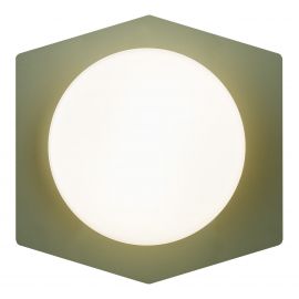 Aplice, corpuri de iluminat pentru pereti - Aplica LED de perete/tavan design modern CELIA salvie