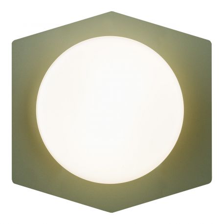 Aplice, corpuri de iluminat pentru pereti - Aplica LED de perete/tavan design modern CELIA salvie