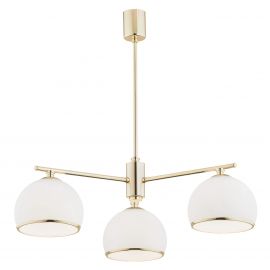 Candelabre, Lustre - Lustra stil clasic cu 3 brate MARBELLA alama