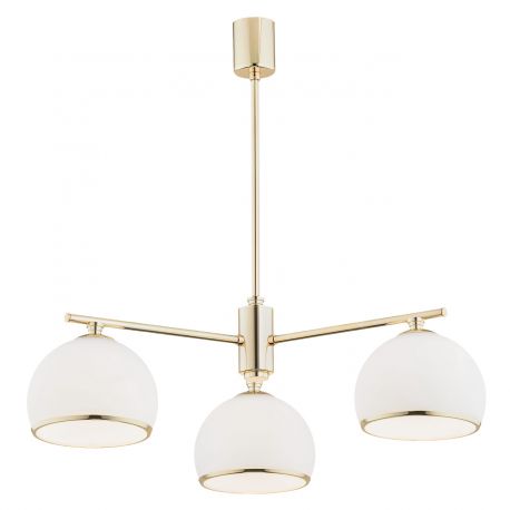 Candelabre, Lustre - Lustra stil clasic cu 3 brate MARBELLA alama