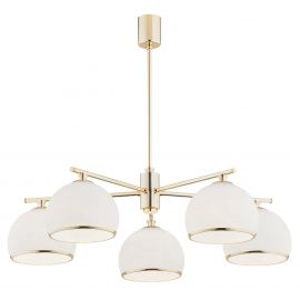 Candelabre, Lustre - Lustra stil clasic cu 5 brate MARBELLA alama