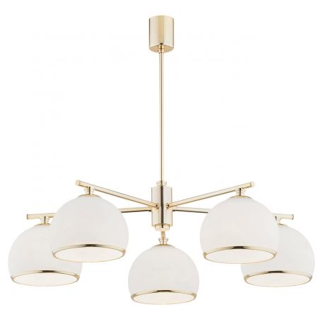 Candelabre, Lustre - Lustra stil clasic cu 5 brate MARBELLA alama