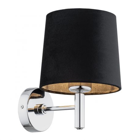 Aplice, corpuri de iluminat pentru pereti - Aplica de perete moderna design elegant BOLZANO negru