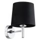 Aplice, corpuri de iluminat pentru pereti - Aplica de perete moderna design elegant BOLZANO negru