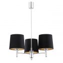 Candelabru modern design elegant BOLZANO 3L negru