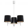Candelabru modern design elegant BOLZANO 3L negru