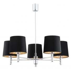 Candelabre, Lustre - Candelabru modern design elegant BOLZANO 5L negru