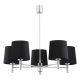 Candelabre, Lustre - Candelabru modern design elegant BOLZANO 5L negru