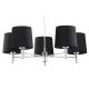 Candelabre, Lustre - Candelabru modern design elegant BOLZANO 5L negru