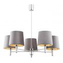 Candelabru modern design elegant BOLZANO 5L gri