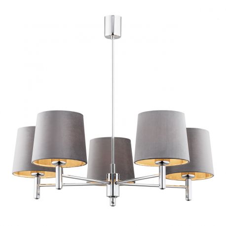 Candelabre, Lustre - Candelabru modern design elegant BOLZANO 5L gri