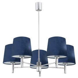 Candelabre, Lustre - Candelabru modern design elegant BOLZANO 5L bleumarin