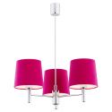 Candelabru modern design elegant BOLZANO 3L roz