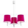 Candelabru modern design elegant BOLZANO 3L roz