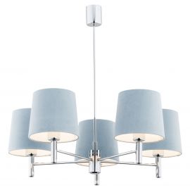 Candelabre, Lustre - Candelabru modern design elegant BOLZANO 5L albastru