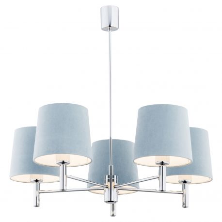 Candelabre, Lustre - Candelabru modern design elegant BOLZANO 5L albastru