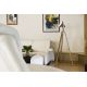 Lampadare - Lampadar LED de podea retro cu trepied lemn natur FOTO NEW