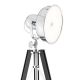 Lampadare - Lampadar LED de podea retro cu trepied lemn negru FOTO NEW