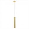 Pendul modern design tubular GOMERA auriu