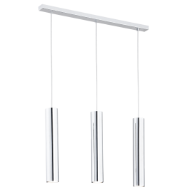 Pendule, Lustre suspendate - Lustra cu pendule moderna design tubular GOMERA 3 crom