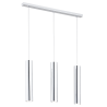 Lustra cu pendule moderna design tubular GOMERA 3 crom