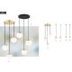 Pendule, Lustre suspendate - Pendul design modern LIVIA 12cm crom