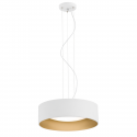 Lustra suspendata design modern circular MOHITO alb/auriu