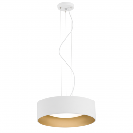 Pendule, Lustre suspendate - Lustra suspendata design modern circular MOHITO alb/auriu