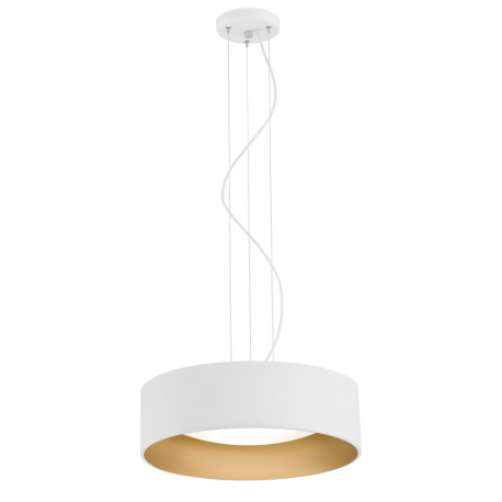 Pendule, Lustre suspendate - Lustra suspendata design modern circular MOHITO alb/auriu