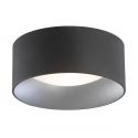 Plafoniera moderna design circular MOHITO negru/argintiu