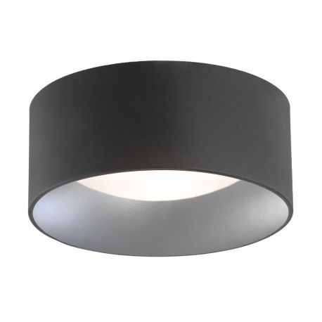 Plafoniere - Plafoniera moderna design circular MOHITO negru/argintiu
