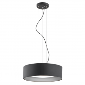 Pendule, Lustre suspendate - Lustra suspendata design modern circular MOHITO negru/argintiu