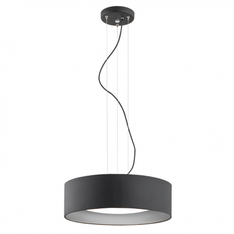 Pendule, Lustre suspendate - Lustra suspendata design modern circular MOHITO negru/argintiu