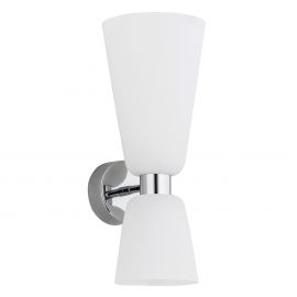 Aplice, corpuri de iluminat pentru pereti - Aplica de perete eleganta design modern RENO crom
